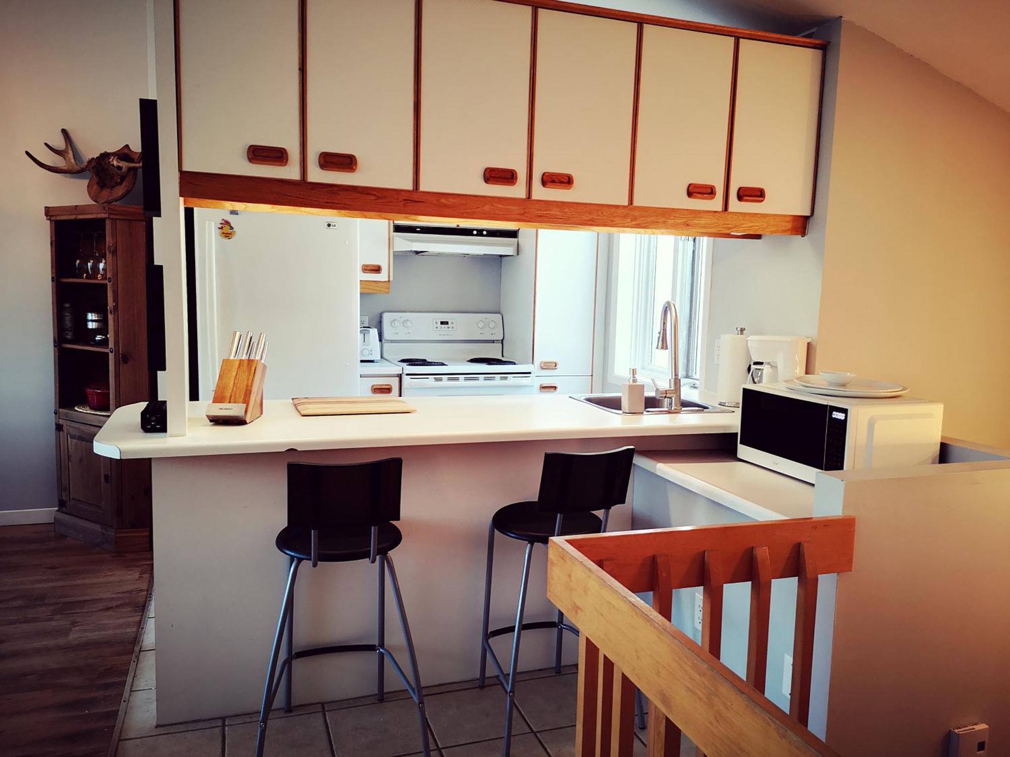 Condo Sur 2 Niveaux Avec Magnifique Vue Sur La Montagne Стоунхем Экстерьер фото
